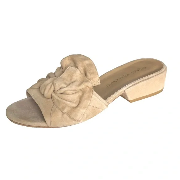 Stuart Weitzman Sandals Beige Suede - Picture 5 of 9